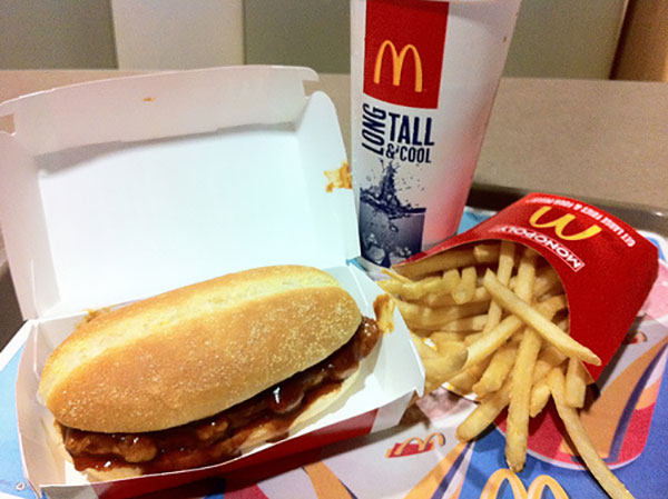 McRib McDonald's
