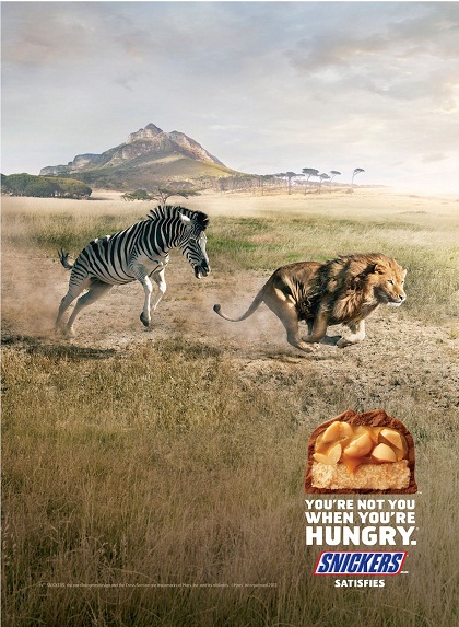 تبلیغات خلاق: وقتی گرسنه اید، خودتان نیستید