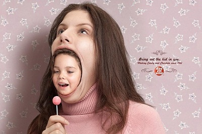 تبلیغات خلاق: کودک درون خود را بیرون بیاورید